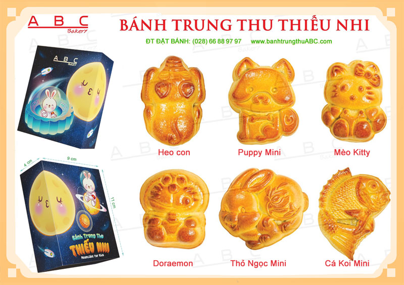 Bánh trung thu thiếu nhi ABC 2023